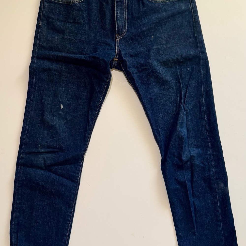 Levi's Dark Indigo 502 taper fit